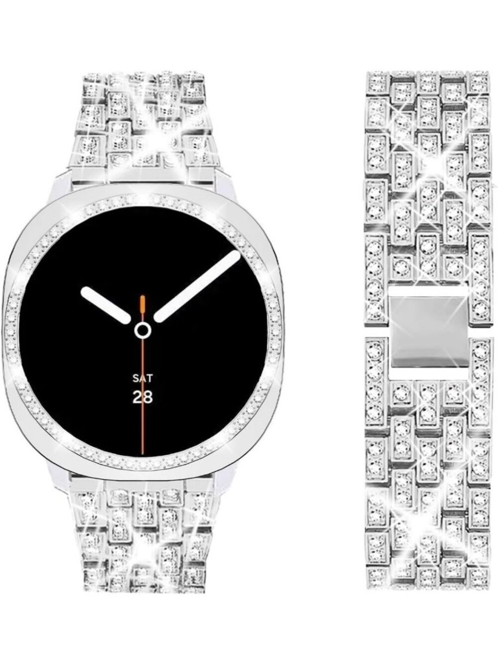 Stylish Bling Replacement Strap & Protective Case for Galaxy Watch 8/7/6